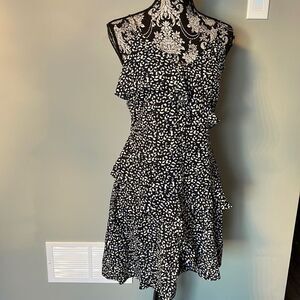 Design Lab NEW Spaghetti Strap Ruffle Dress